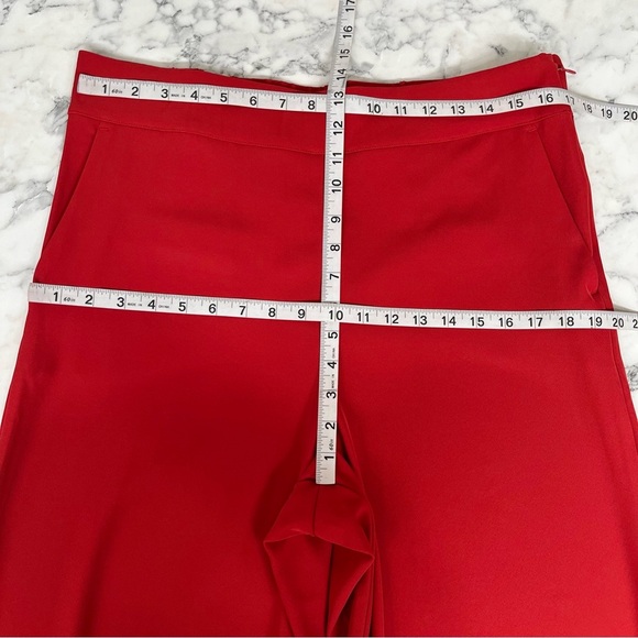 Summersalt Perfect Wide Leg Pants in Lava Red Stretch Pockets EUC Size 14 - Picture 8 of 13